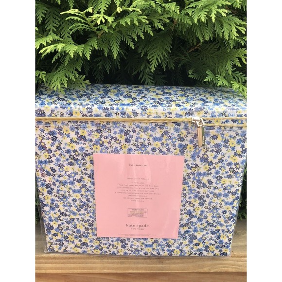 kate spade | Bedding | New 4pc Kate Spade Full Sheet Set Cottage Chic ...